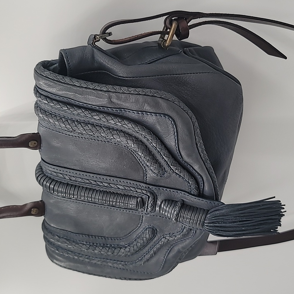 ANTHROPOLOGIE Holding Horses Saddlebag Fine Leather Satchel w Crossbody … - Picture 2 of 11